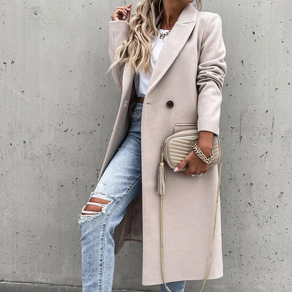 EVELYN - CLASSIC WINTER COAT WITH LAPELS
