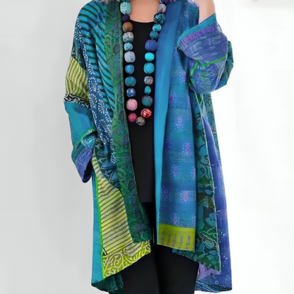 DAHLIENNE | ELEGANT KNIT CARDIGAN WITH LAYERED FIT