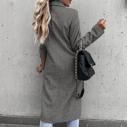 EVELYN - CLASSIC WINTER COAT WITH LAPELS