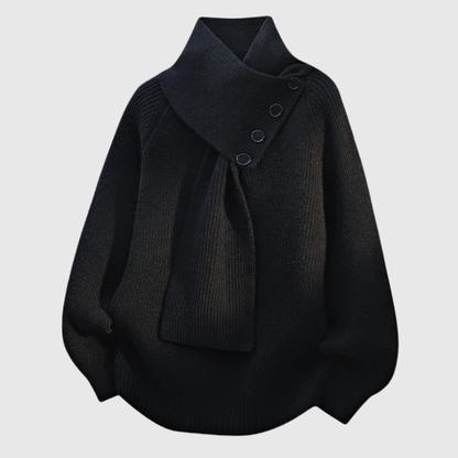 SERAPHINJA | COZY SCARF-NECK SWEATER