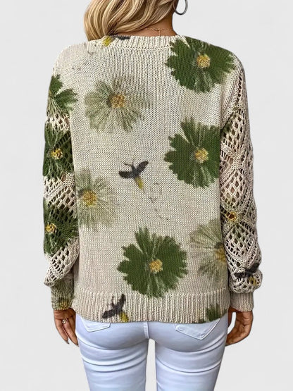 TAHLIA | COMFORT FLORAL SWEATER