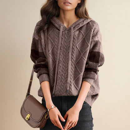 WARRINA | JACQUARD HOODED JUMPER