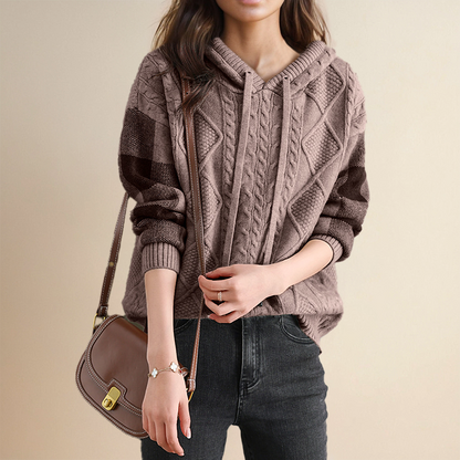 WARRINA | JACQUARD HOODED JUMPER